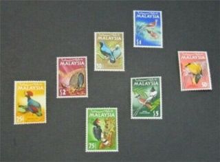 Nystamps British Malaysia Stamp 20 - 26 Og Nh $31