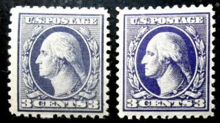 Buffalo Stamps: Scott 501 - 502 Washington/franklin,  Mnh & Mh,  F/vf,  Cv = $40