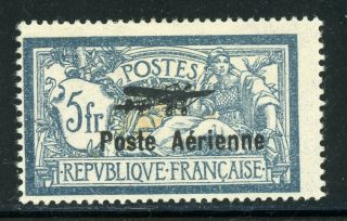 France Mh Air Post Selections: Scott C2 5fr Blue/buff Merson (1927) Cv$200,
