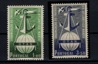 P000144/ Portugal Stamps – Y&t 760 / 761 Mnh Complete 390 E