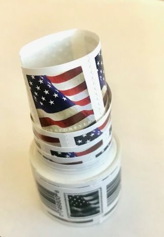 Usps Forever Us Flag Postage Stamps,  One (1) Roll Of 100