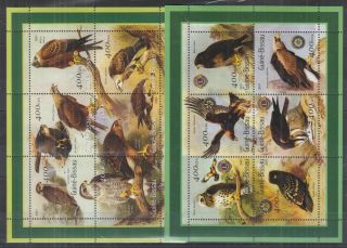 H291.  Guinea - Bissau - Mnh - Nature - Birds - Eagles - Falcons