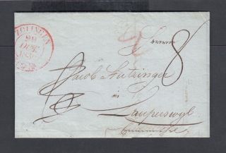 Switzerland 1839 Stampless Folded Letter Zofingen To Lauperswyl Aargau Canton