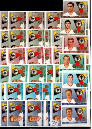 /// 10x Manama - Mnh - Sport - Soccer - Imperf - Famous Players -