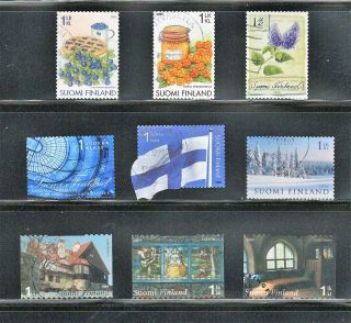 Finland - - 9 Diff Commemoratives From 2005 - 06 - - Cv $10.  70