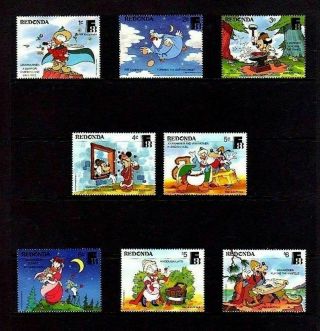 Redonda - 1988 - Disney - Kalevala - Mickey - Minnie - Finlandia - Mnh Set