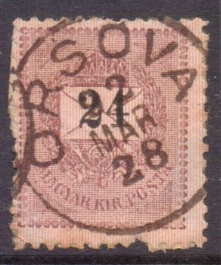 Hungary Magyar Postmark / Cancel " Orsova " 1892 In Romania