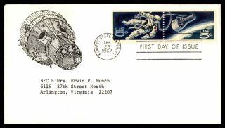 Mayfairstamps Us Fdc 1967 Space Achievements First Day Cover Wwb80481