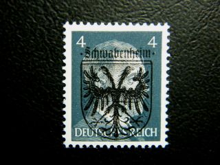 Local Germany 1945 Overprint Schwabenheim Mnh