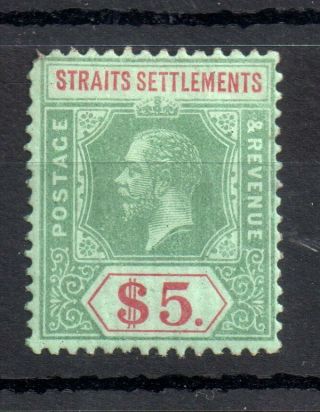 Malaya Straits Settlements Kgv 1912 5/ - Mh Sg 212 Ws14032