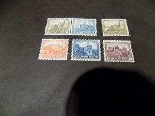 1932 Set Of Welfare Fund Stamps In Lightly Mounted,  1 Mnh
