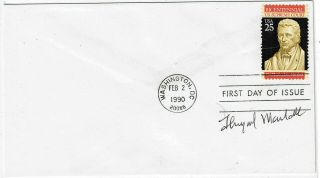 Supreme Court Justice Thurgood Marshall Signed First Day Cover (fdc)