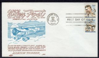 1979 Wiley Post Airmail - Nova Fdc Pb993
