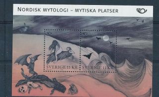 D269831 Nordic Mythology 2008 S/s Mnh Sweden