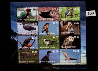 // Tonga - Mnh - Nature - Birds - Parrots - Ducks - Owls