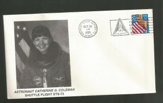 Astronaut Catherine Coleman Space Shuttle Flight Sts - 73 Columbia Oct 20,  1995 Ksc