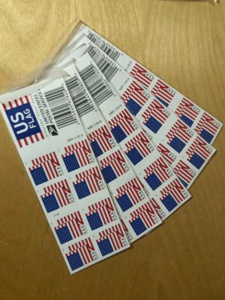 USPS US Flag 2017 Forever Stamps - 100 Pieces (5 books of 20) in pkg 2