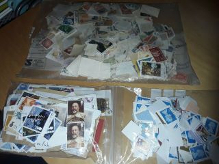 Joblot Of Three Bags Of Stamps,  British And World.
