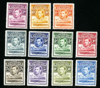 Basutoland Stamps 18 - 28 Vf Og Lh