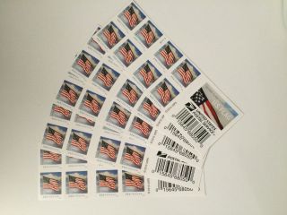 100 Us Flag Forever Usps Postage Stamps First Class Mail 5 X Sheet Of 20,