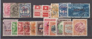 A5928: Early Samoa Stamp Lot; Cv $165
