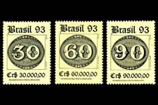 150 Years " Olhos - De - Boi " Brasiliana 93 Mi 2526 - 28 Sn 2411 - 13 Yt 2116 - 18 Rhm 1843