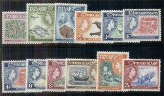 Pitcairn Island 20 - 31,  Complete Set,  Og,  Lh,  Vf,  Scott $57.  30