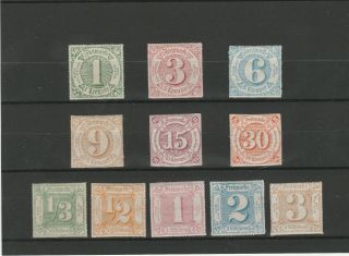 Germany - Old Stamps German States Thurn And Taxis Small Lot