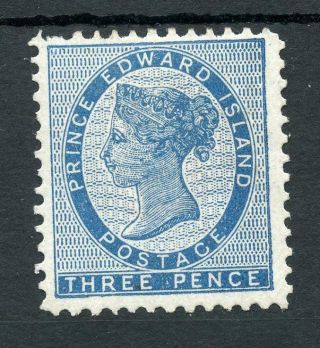 Prince Edward Island 1862 - 69 3c Blue Perf 12 Sg14 Mm