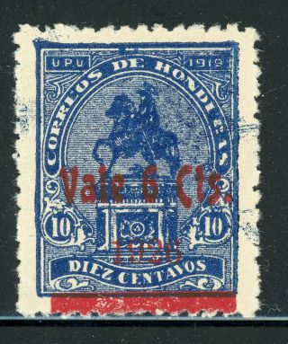 Honduras Mlh Specialized: Scott 236 6c/10c Blue Shifted Low (red Schg) $