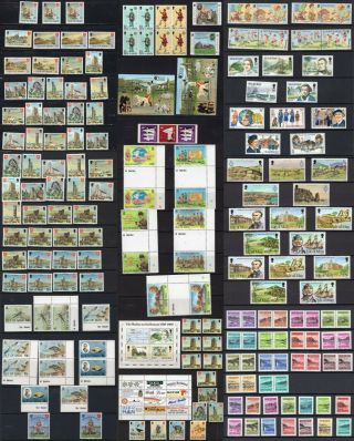 Lot Isle Of Man; Jersey,  Over 96 Mnh,  Combine 36