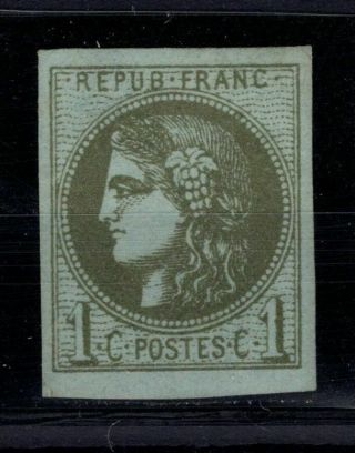 P117251/ France - Bordeaux Issue - Y&t 39b Mh - Signed - 225 E