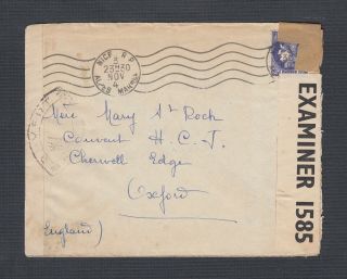 France 1940s Two Wwii Censored Covers & Lorgues To England & Canada