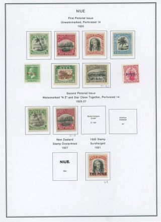 Niue Album Page Lot 1 - See Scan - $$$