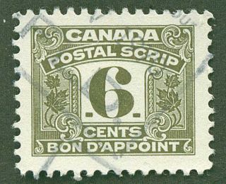 Choice Canada Revenue Van Dam Fps 46 Postal Scrip Stamp Light Cancel Cat.  $50.  00