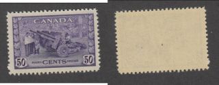 Mnh Canada 50 Cent Munitions Stamp 261 (lot 15865)