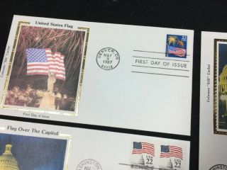 TREASURE COAST TCStamps 5X Colorano Silk Cache FDC & First Day Cancel Cards 764 4