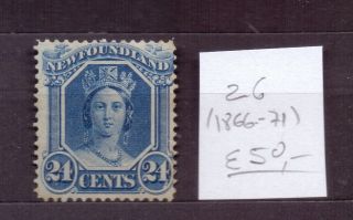 Newfoundland 1866 - 1871.  Stamp.  Yt 26.  €50.  00