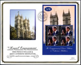 St.  Kitts 2011 The Royal Engagement Large Benham Fdc Limited To 250 V6366