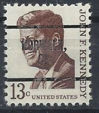 Connecticut Precancels,  Prominent American,  Norwalk,  13c John F.  Kennedy