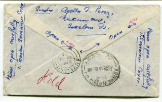 Tokelau Island 1963 Airmail Cover to Zealand - Forwarded to Fiji - Contents 2