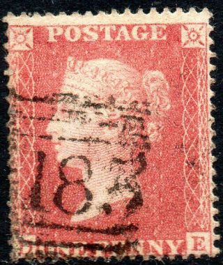 1857 Sg 36 1d Rose - Red 