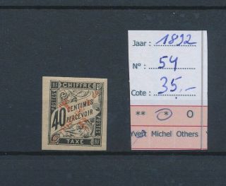 Lk80603 St Pierre Et Miquelon 1892 Taxation Overprint Mh Cv 35 Eur