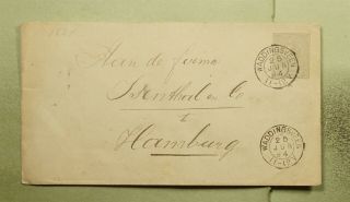 Dr Who 1894 Netherlands Waddingsveen Stationery To Germany E43794