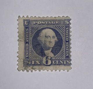 Travelstamps:1869 Us Stamps Scott 115 6c Washington,  Grill,  Ng