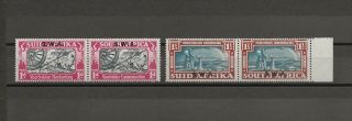 South West Africa 1938 Sg 109/10 Mnh Cat £38