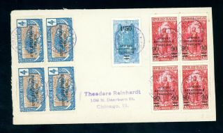 Middle Congo To Usa 1928 Cover (s094)