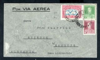 Argentina - 1933 Airmail Cover To Hamburg,  Germany