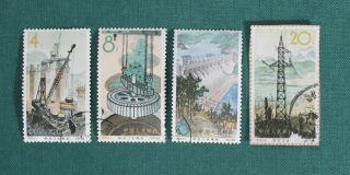 Pr China 1964 Stamps - Full Set Of Hydro Electric Power Station Very Fine 2