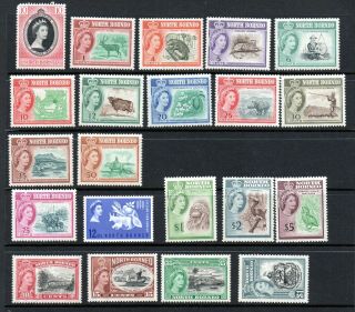 North Borneo Early Qeii Lightly Mounted Incl 1961 Set To $5 High Cat